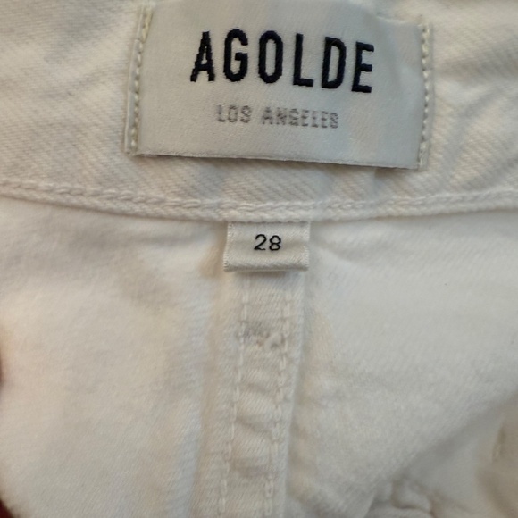 New AGolde Minka Cargo Pants in Milkshake - Picture 4 of 8